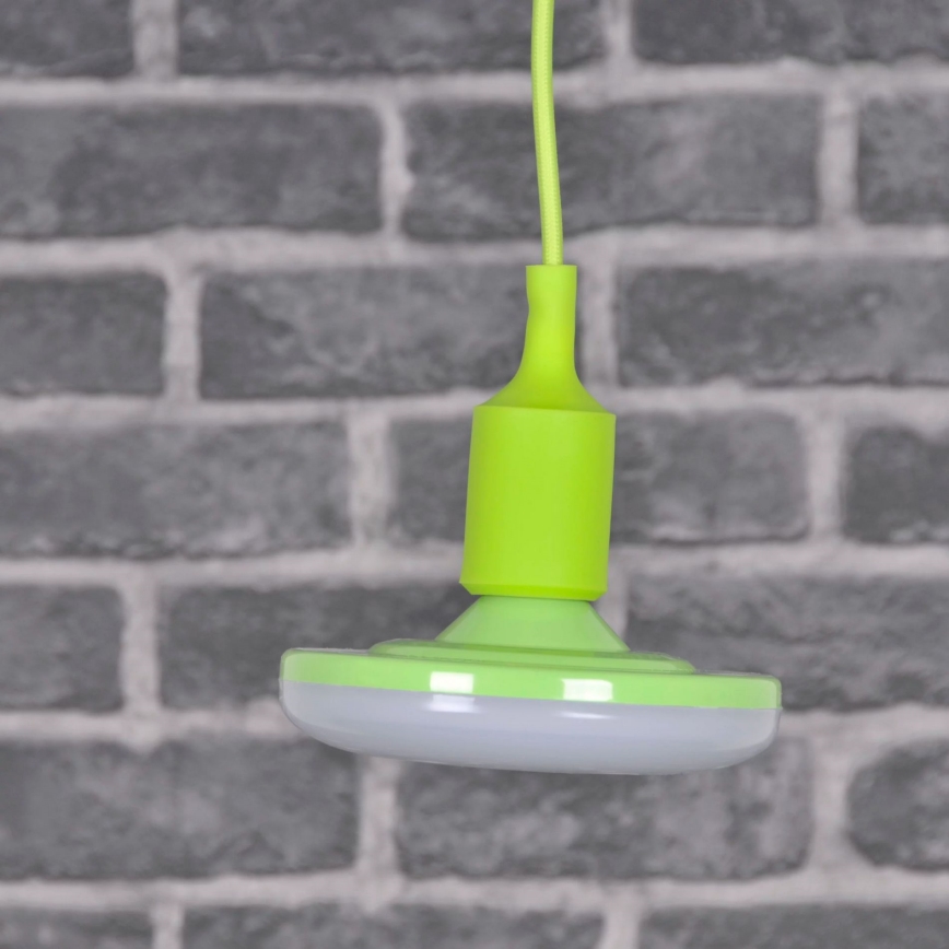 LED-riippuvalaisin KIKI 1xE27/10W/230V vihreä