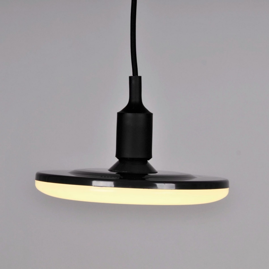 LED-riippuvalaisin KIKI 1xE27/15W/230V musta