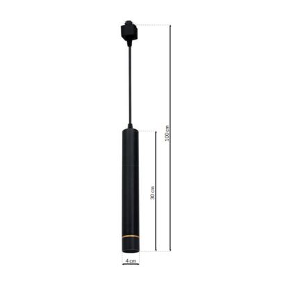 LED-riippuvalaisin kiskoille TRACK PENDANT LED/3W/230V musta