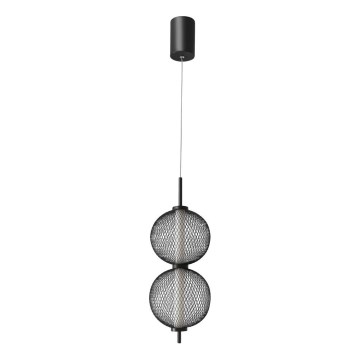 LED riippuvalaisin PUMA LED/10W/230V halkaisija 14 cm musta