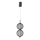 LED riippuvalaisin PUMA LED/10W/230V halkaisija 14 cm musta