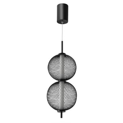 LED riippuvalaisin PUMA LED/10W/230V halkaisija 14 cm musta