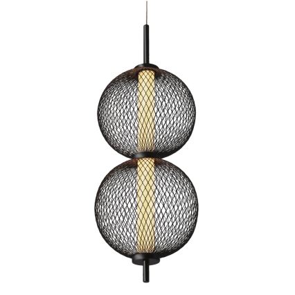LED riippuvalaisin PUMA LED/10W/230V halkaisija 14 cm musta