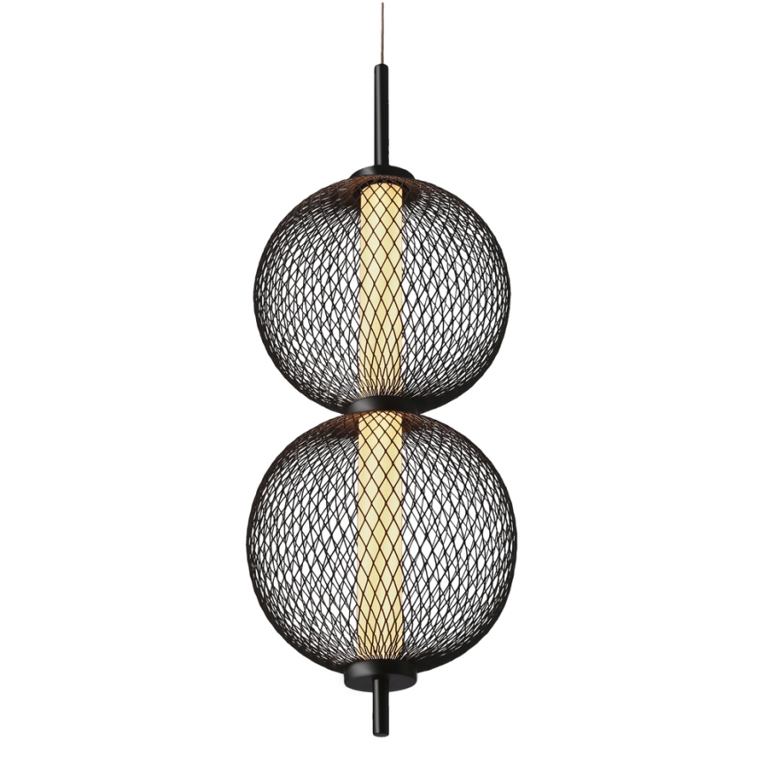 LED riippuvalaisin PUMA LED/10W/230V halkaisija 14 cm musta