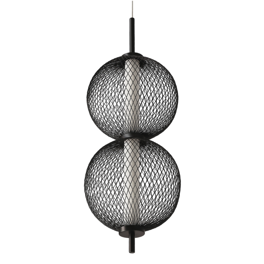 LED riippuvalaisin PUMA LED/10W/230V halkaisija 14 cm musta