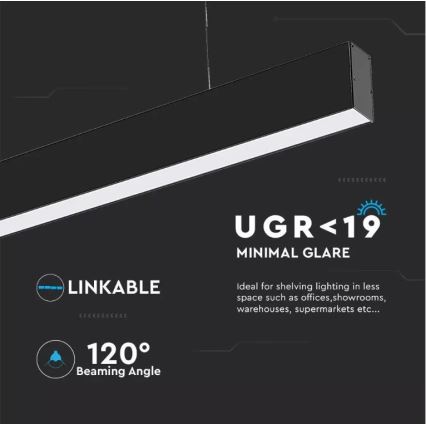 LED-riippuvalaisin SAMSUNG CHIP LED/40W/230V 3000K/4000K/6400K