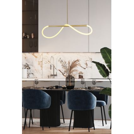 LED riippuvalaisin SUPREME LED/18W/230V, 80 cm, kulta