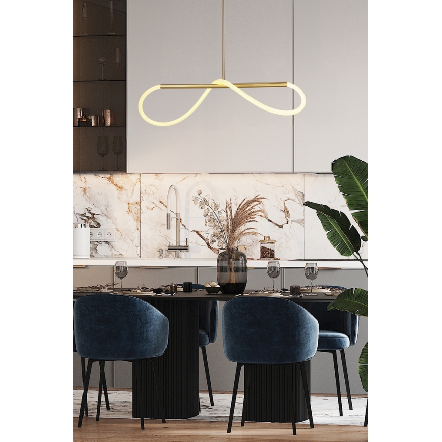 LED riippuvalaisin SUPREME LED/18W/230V, 80 cm, kulta