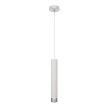 LED-riippuvalaisin TUBA 1xGU10/4,8W/230V valkoinen/kiiltävä kromi