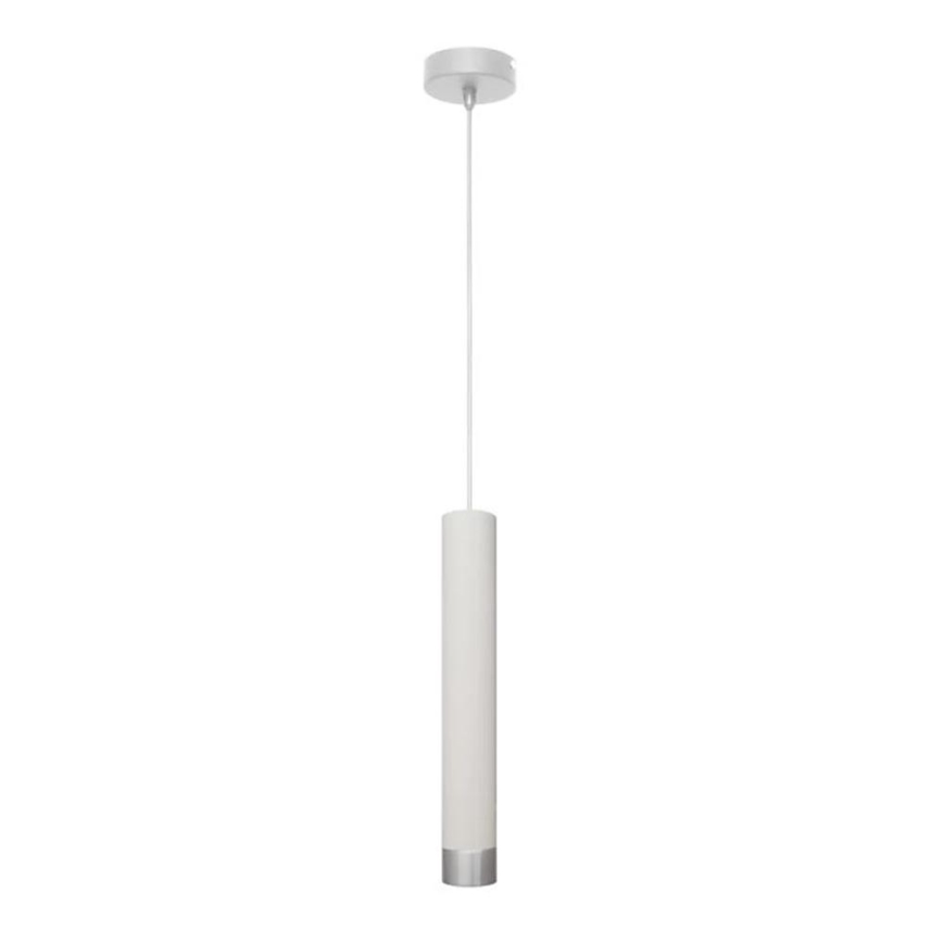 LED-riippuvalaisin TUBA 1xGU10/4,8W/230V valkoinen/kiiltävä kromi