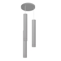 LED Riippuvalaisin TUBA 3xGU10/4,8W/230V harmaa