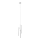 LED-riippuvalaisin TUBULAR 3xLED/5W/230V valkoinen