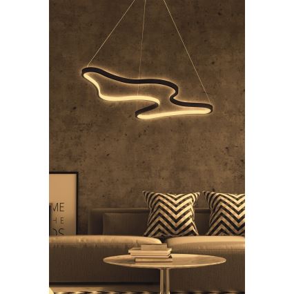 LED-riippuvalaisin vaijerilla ARTISAN LED/36W/230V 4000K musta