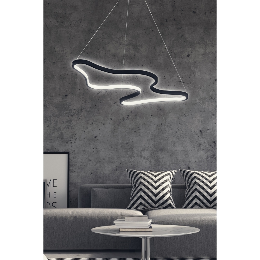 LED-riippuvalaisin vaijerilla ARTISAN LED/36W/230V 6500K musta