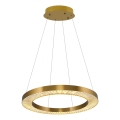 LED-riippuvalaisin vaijerilla JESI LED/85W/230V 3000K Ø 80 cm pronssi