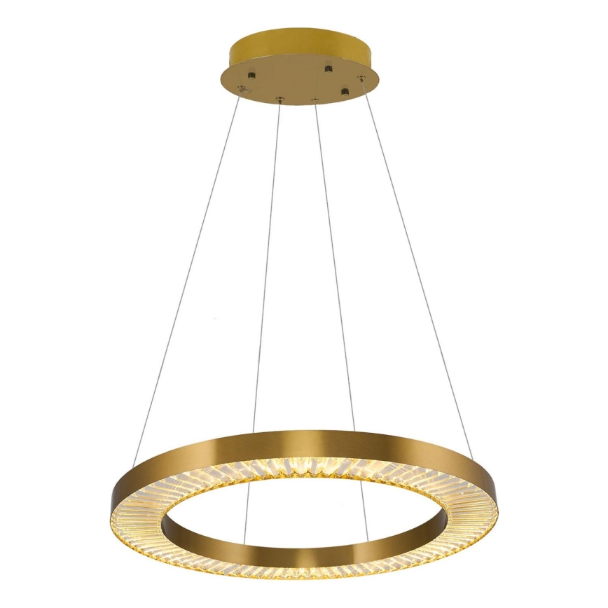LED-riippuvalaisin vaijerilla JESI LED/85W/230V 3000K Ø 80 cm pronssi