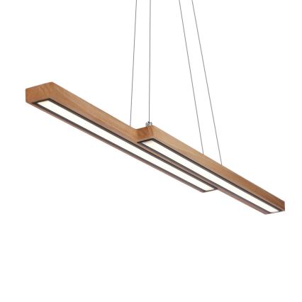 LED-riippuvalaisin vaijerilla SENTO LED/19W/230V, puinen