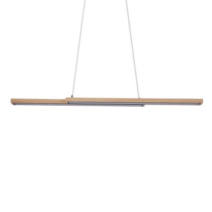 LED-riippuvalaisin vaijerilla SENTO LED/19W/230V, puinen