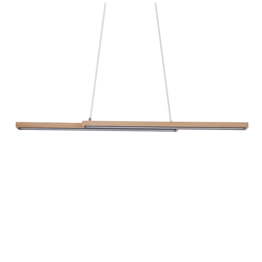 LED-riippuvalaisin vaijerilla SENTO LED/19W/230V, puinen