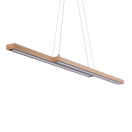 LED-riippuvalaisin vaijerilla SENTO LED/19W/230V, puinen