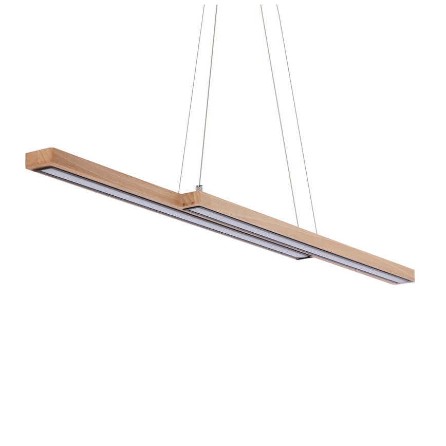 LED-riippuvalaisin vaijerilla SENTO LED/19W/230V, puinen