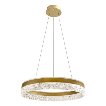 LED Riippuvalo FROZI LED/32W/230V, Ø 50 cm, kulta
