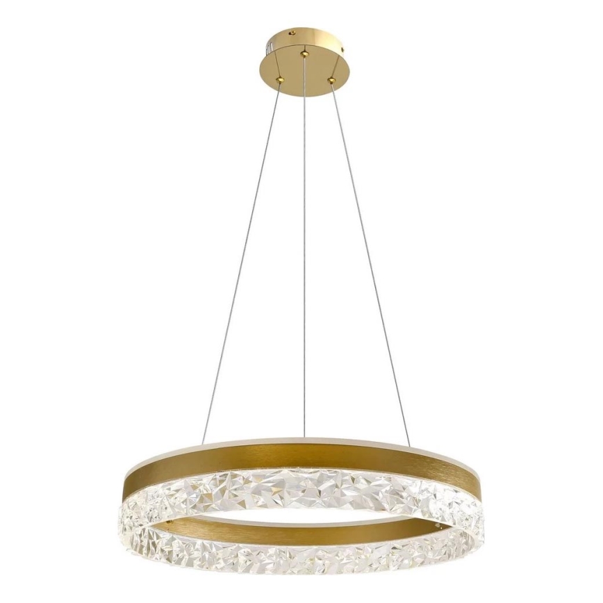 LED Riippuvalo FROZI LED/32W/230V, Ø 50 cm, kulta