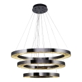 LED Riippuvalo JESI LED/99W/230V 3000K halkaisija 100 cm hopea