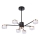 LED-riipuskattokruunu 6xLED/6W/230V 3000-6500K halkaisija 59 cm kulta/musta