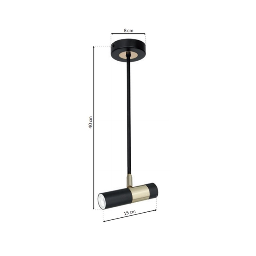LED-riipuskattokruunu DALLAS 1xGU10/3W/230V