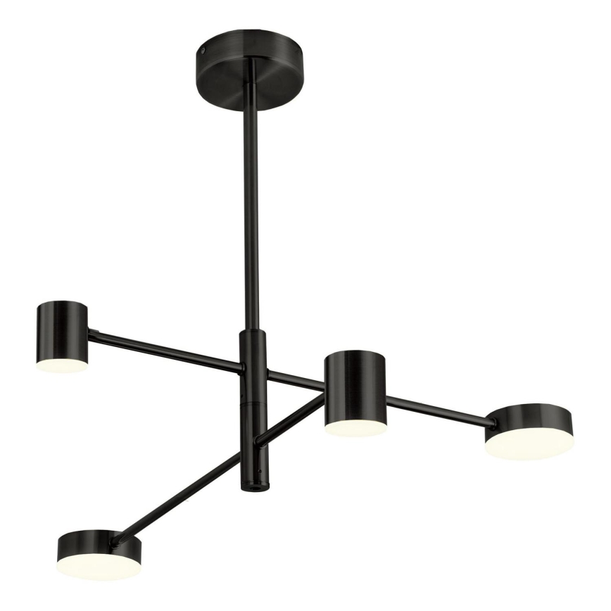 LED-riipuskattokruunu LED/24W/230V 3000K musta