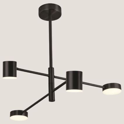 LED-riipuskattokruunu LED/24W/230V 3000K musta