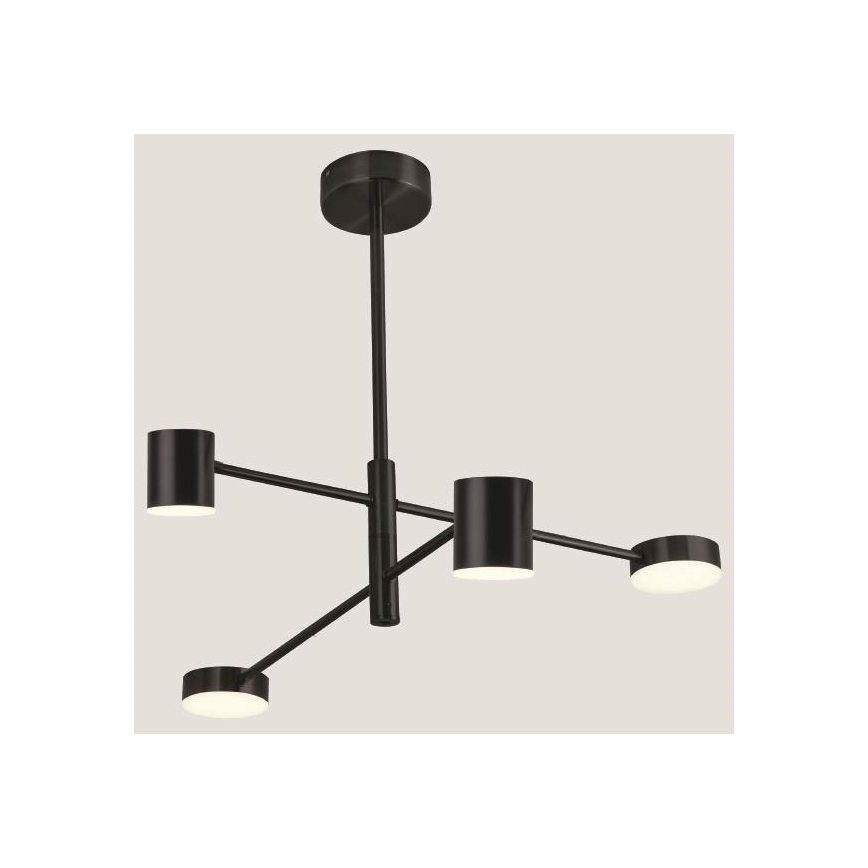LED-riipuskattokruunu LED/24W/230V 3000K musta