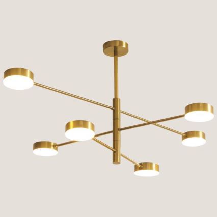 LED-riipuskattokruunu LED/30W/230V 3000K kulta