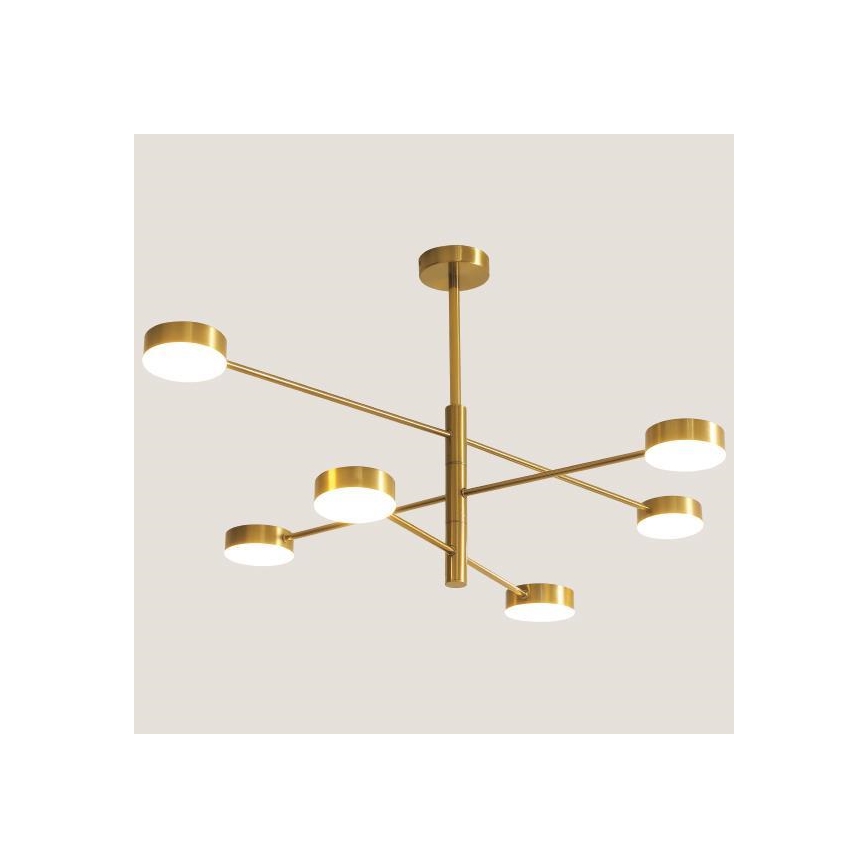 LED-riipuskattokruunu LED/30W/230V 3000K kulta