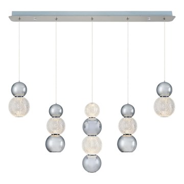 LED Ripustettava valaisin CREMONA LED/27W/230V 3000K mattakromi