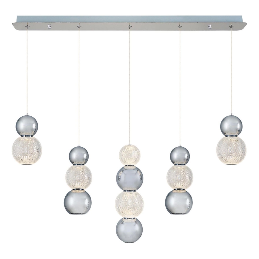 LED Ripustettava valaisin CREMONA LED/27W/230V 3000K mattakromi