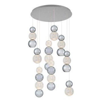 LED Ripustettava valaisin CREMONA LED/51W/230V 3000K mattapinta kromi