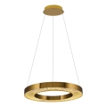 LED Ripustettava valaisin JESI LED/35W/230V 3000K Ø 60 cm pronssi