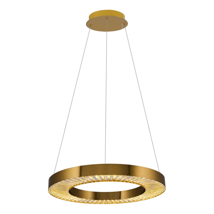 LED Ripustettava valaisin JESI LED/35W/230V 3000K Ø 60 cm pronssi