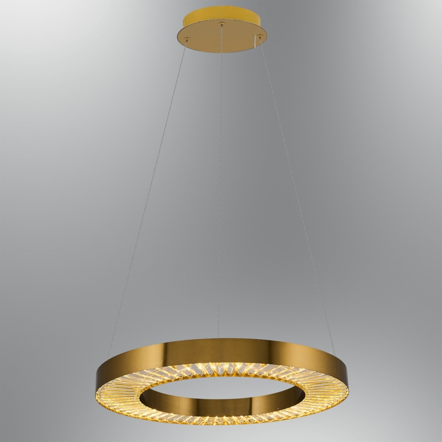 LED Ripustettava valaisin JESI LED/35W/230V 3000K Ø 60 cm pronssi