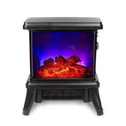 LED-sähköinen takka lämmitystoiminnolla LED/1500W/230V