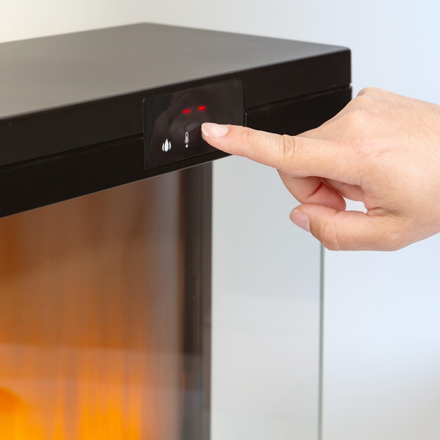 LED-sähkötakka lämmityksellä LED/2000W/230V + kaukosäädin