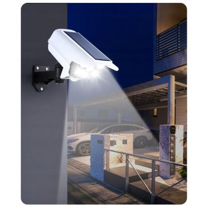 LED Solar maketa bezpečnostní kamery anturilla KAMERA LED/1W/3,7V IP44 + kauko-ohjaus