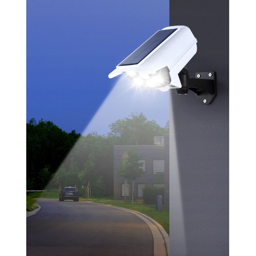 LED Solar maketa bezpečnostní kamery anturilla KAMERA LED/1W/3,7V IP44 + kauko-ohjaus