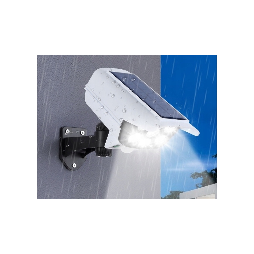 LED Solar maketa bezpečnostní kamery anturilla KAMERA LED/1W/3,7V IP44 + kauko-ohjaus