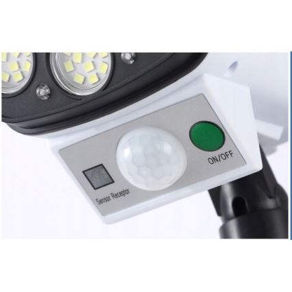 LED Solar maketa bezpečnostní kamery anturilla KAMERA LED/1W/3,7V IP44 + kauko-ohjaus