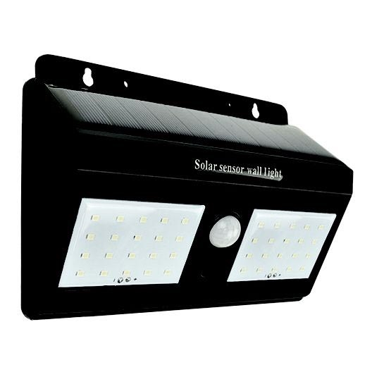 LED-seinäaurinkovalaisin anturilla LED/1,2W/3,7V 6500K IP65