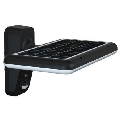 LED-seinäaurinkovalaisin anturilla LED/15W/3,2V 4000K/6000K IP65 musta