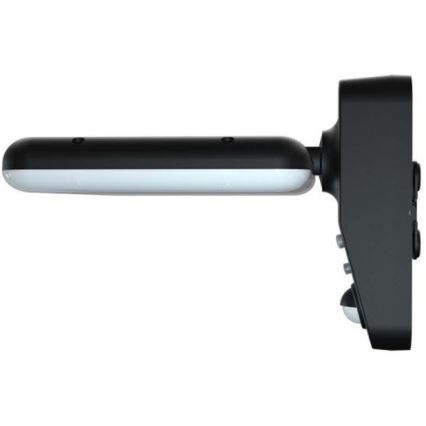 LED-seinäaurinkovalaisin anturilla LED/15W/3,2V 4000K/6000K IP65 musta